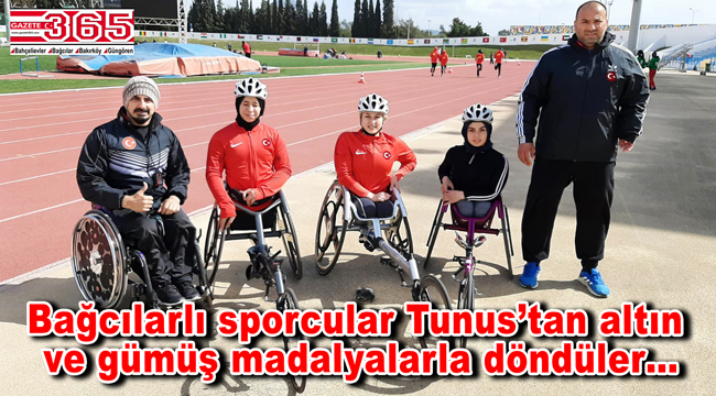 Tunus Dünya Para Atletizm şampiyonları Bağcılar'dan çıktı