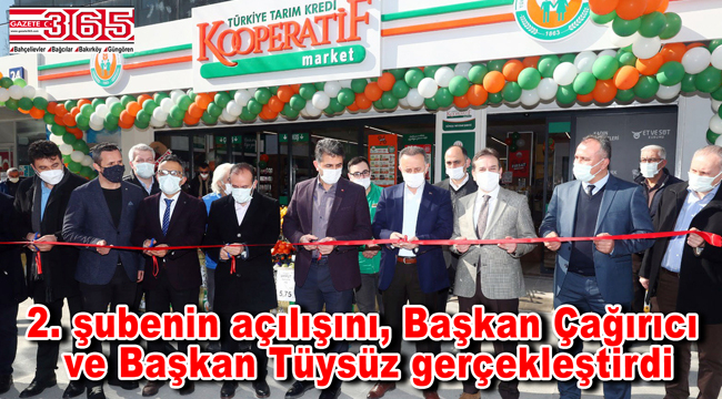 Bağcılar’da ikinci Tarım Kredi Marketi açıldı