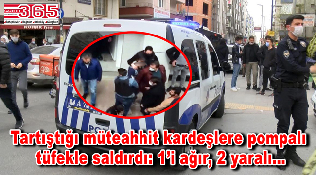 Bahçelievler'de iki müteahhit kardeş silahla vuruldu