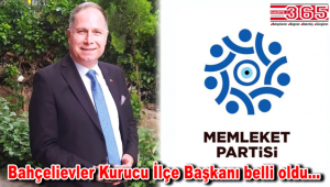 Memleket Partisi Bahçelievler Kurucu İlçe Başkanlığı görevine Eşref Eker getirildi