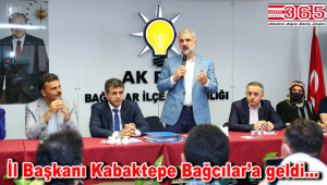 AK Parti İstanbul İl Başkanı Osman Nuri Kabaktepe, Bağcılar'ı ziyaret etti