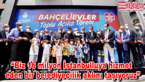 İBB Başkanı Ekrem İmamoğlu Bahçelievler'de toplu açılış yaptı