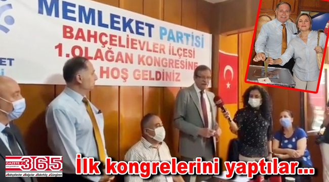 Memleket Partisi Bahçelievler İlçe Başkanlığı'na Eşref Eker seçildi