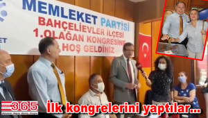 Memleket Partisi Bahçelievler İlçe Başkanlığı'na Eşref Eker seçildi