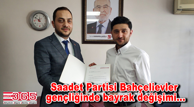 Saadet Partisi Bahçelievler İlçe Gençlik Kolu Başkanlığı'na Fatih Aksu atandı