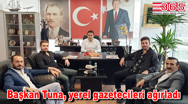 AK Parti İlçe Başkanı Tuna, gazetecilerle gündemi değerlendirdi