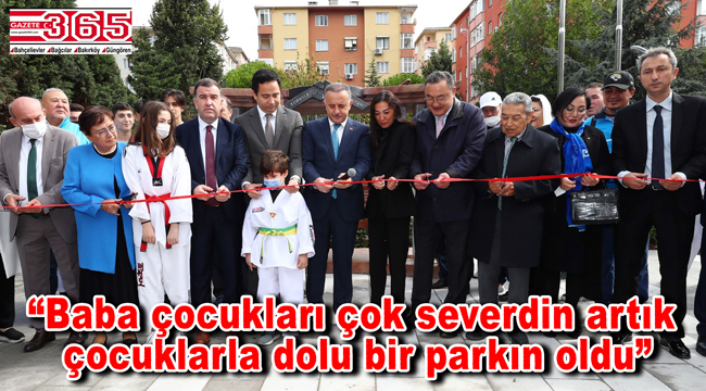 Bağcılar’da Mustafa Öztürk Türk Kazak Kardeşlik Parkı açıldı