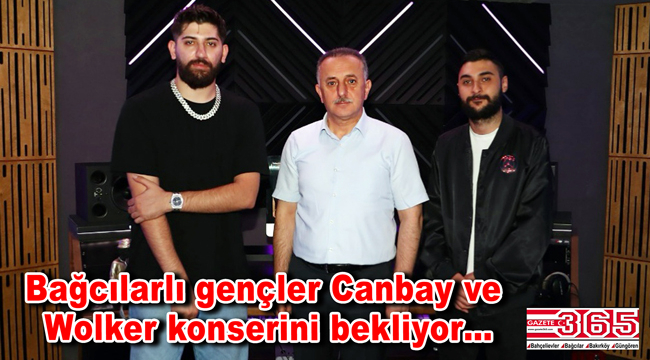 Başkan Çağırıcı, rap müziğin ünlü isimleri; Canbay ve Wolker'ı ziyaret etti