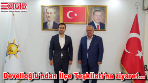 Osman Develioğlu, AK Parti Bahçelievler İlçe Başkanı Tuna ile görüştü