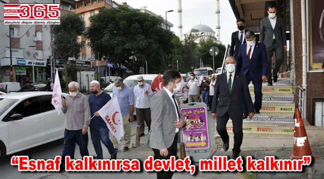 Saadet Partisi Bahçelievler Teşkilatı esnaf ziyaretlerini sürdürüyor