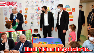 Binali Yıldırım Bahçelievler'e misafir oldu