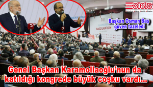 Saadet Partisi Bağcılar İlçe Başkanlığı'na; Osman Baş seçildi