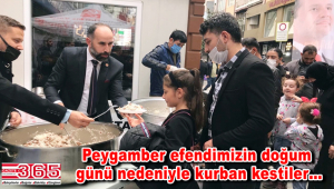 Yeniden Refah Partisi'nden halka etli pilav ikramı