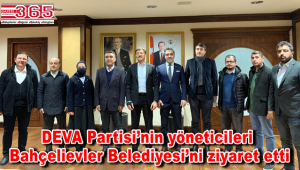 DEVA Partisi Bahçelievler yöneticileri Başkan Bahadır ile makamında görüştüler