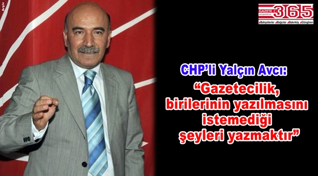 CHP'li Yalçın Avcı'dan belediye meclisinde '10 Ocak' mesajı…