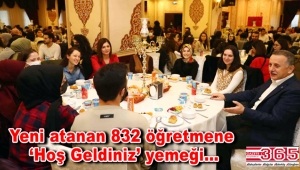 Bağcılar Belediyesi yeni atanan öğretmenler için yemek programı düzenledi 