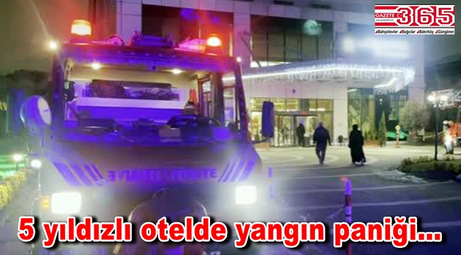 Bağcılar'da otelde çıkan yangın söndürüldü