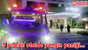 Bağcılar'da otelde çıkan yangın söndürüldü