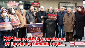 CHP Bahçelievler elektrik zamlarını protesto etti: “Zamlar geri alınsın!”