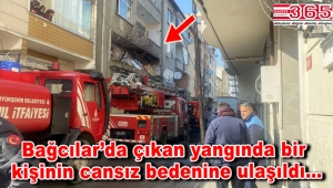 Bağcılar'da yangın: 1 kişi hayatını kaybetti!