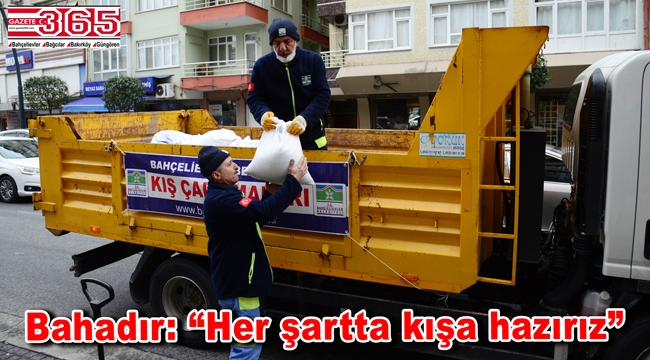 Bahçelievler’de kar yağışı için önlemler alındı