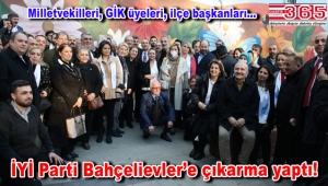 İYİ Parti ‘Anlat İstanbul’ çalışmasıyla Bahçelievler’e çıkarma yaptı