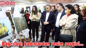 Kadınlar resimleriyle baharı getirdi