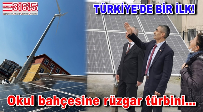 Bahçelievler’deki lisede bir ilk! Elektrik üretiyorlar