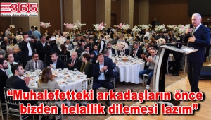 Binali Yıldırım Bahçelievler'de iftar programına katıldı