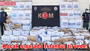 Yasadışı tütün ve tütün mamulü satışında İstanbul zirvede!