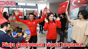 Bağcılarlı dünya şampiyonu Ayşe Çağırır coşkuyla karşılandı