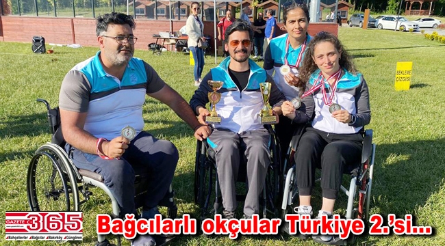 Bağcılarlı okçular Türkiye 2.’si oldu