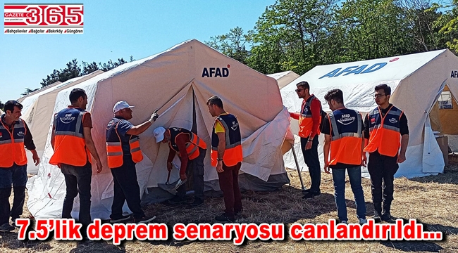 İstanbul’da 7.5 büyüklüğünde deprem tatbikatı