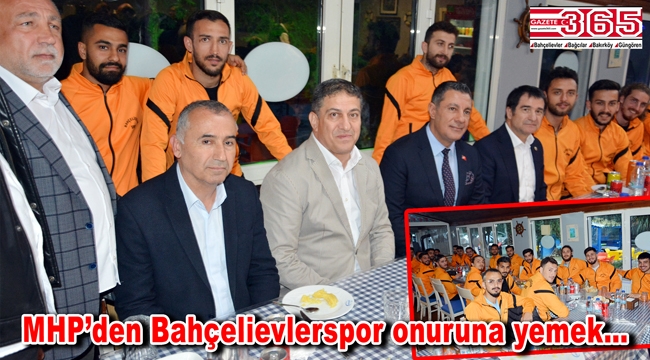 MHP Bahçelievler Teşkilatı Bahçelievlerspor'un başarısını kutladı