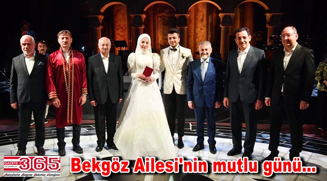 Ali Bekgöz oğlunu evlendirdi