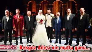 Ali Bekgöz oğlunu evlendirdi