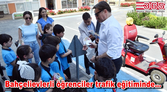 Bahçelievler Belediyesi'nden çocuklara trafik eğitimi