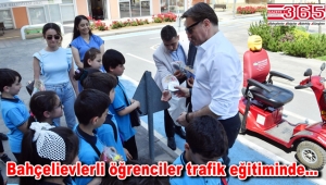 Bahçelievler Belediyesi'nden çocuklara trafik eğitimi