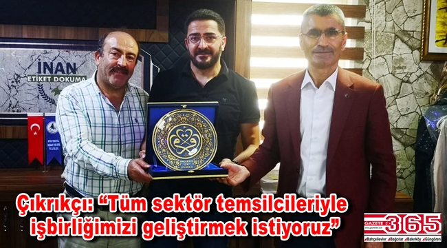 Müdür Çıkrıkçı'dan İnan Cengiz'e teşekkür ziyareti…