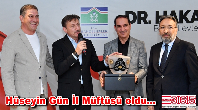 Bahçelievler Müftüsü Hüseyin Gün'e veda programı düzenlendi