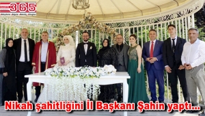 Başkan Metin Erkol oğlunu evlendirdi