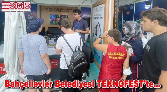 Bahçelievler Belediyesi Samsun'da TEKNOFEST'e katıldı