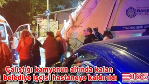 Bakırköy'de kaza: Belediye işçisi çalıştığı kamyonun altında kaldı!