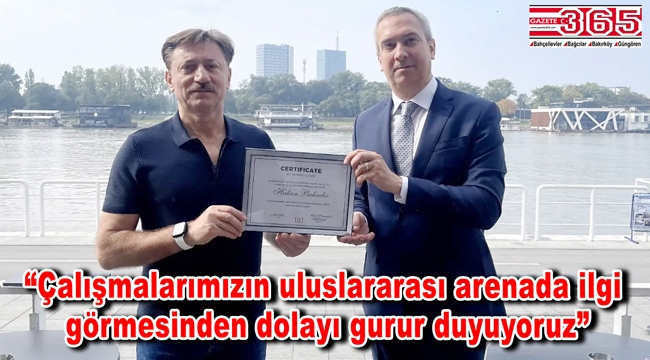 Başkan Bahadır Sırbistan'da projelerini anlattı