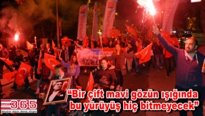 CHP ilçe örgütlerinden fener alayı yürüyüşü: İlelebet Cumhuriyet!