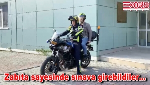 KPSS'ye giremeyenlerin imdadına motorize zabıta ekipleri yetişti