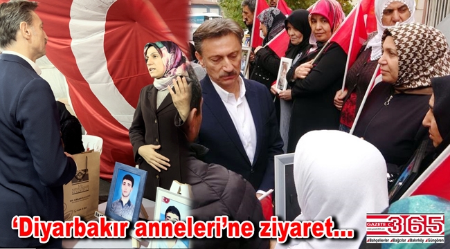 Bahçelievler Belediye Başkanı Hakan Bahadır evlat nöbetindeki aileleri ziyaret etti