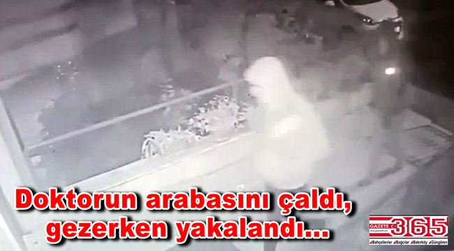 Bakırköy'de doktorun evini soyan hırsız yakalandı