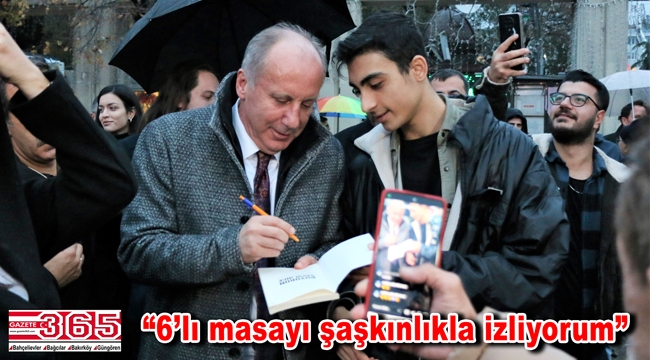 Muharrem İnce Bakırköy'de esnaf ve vatandaşlarla buluştu