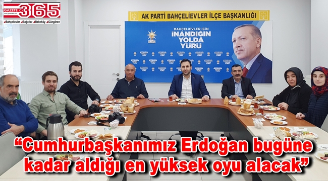 AK Parti Bahçelievler Gazeteciler Günü'nü unutmadı